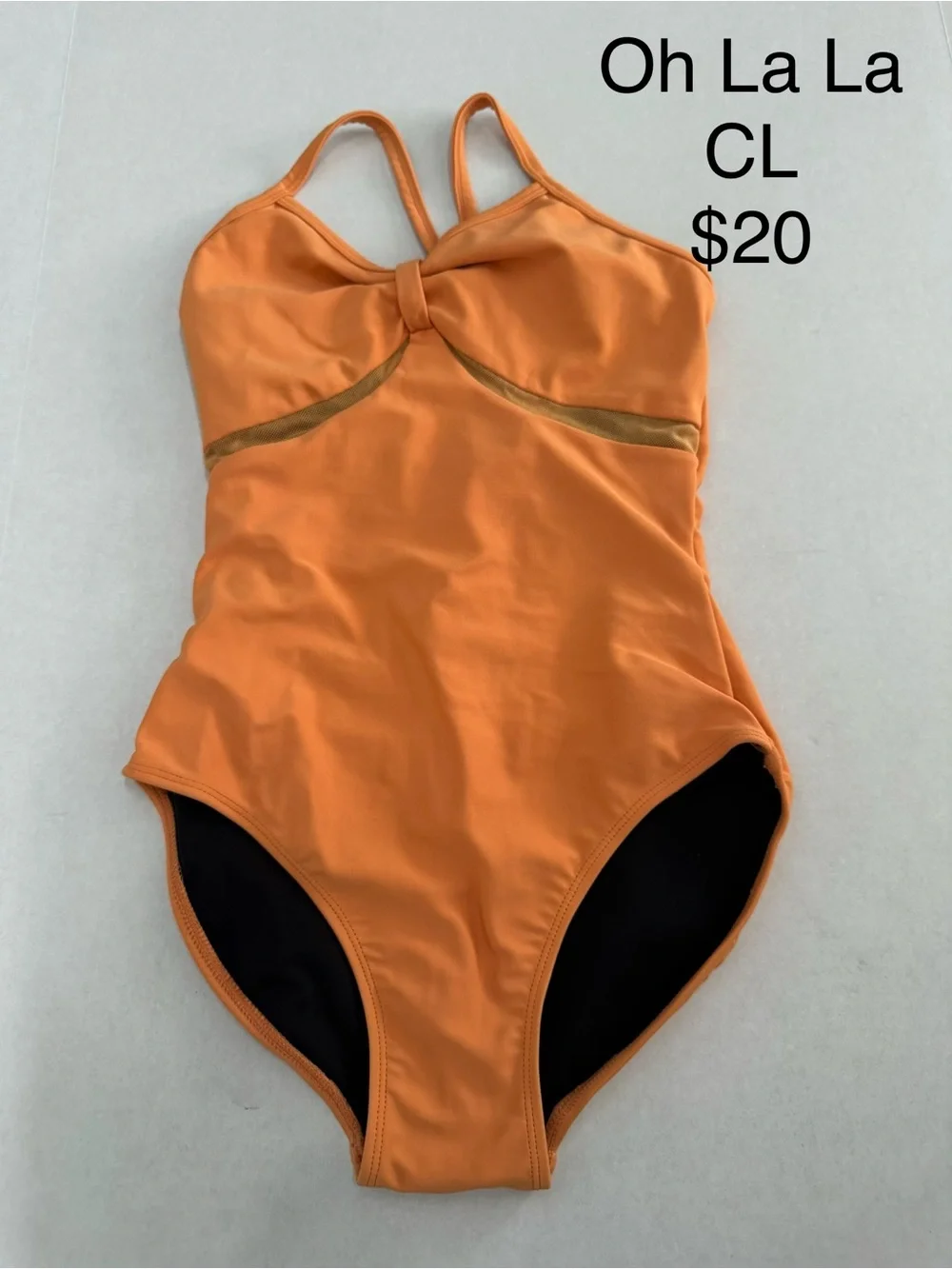 Oh La La Orange Dance Leotard - CL